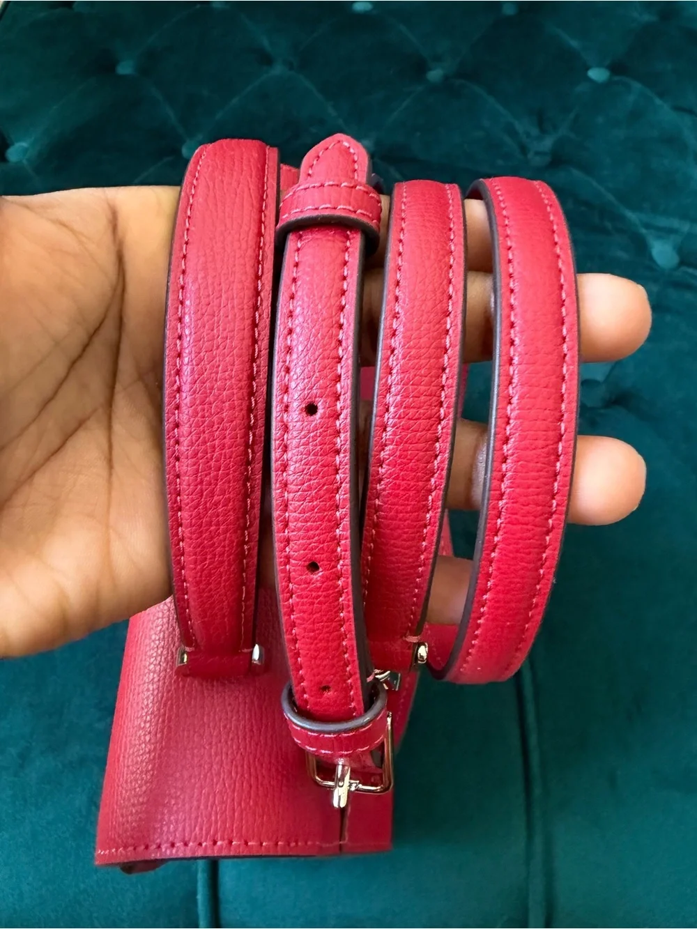 Kate Spade Darcy Red Top-Handle Purse - Picture 5 of 10